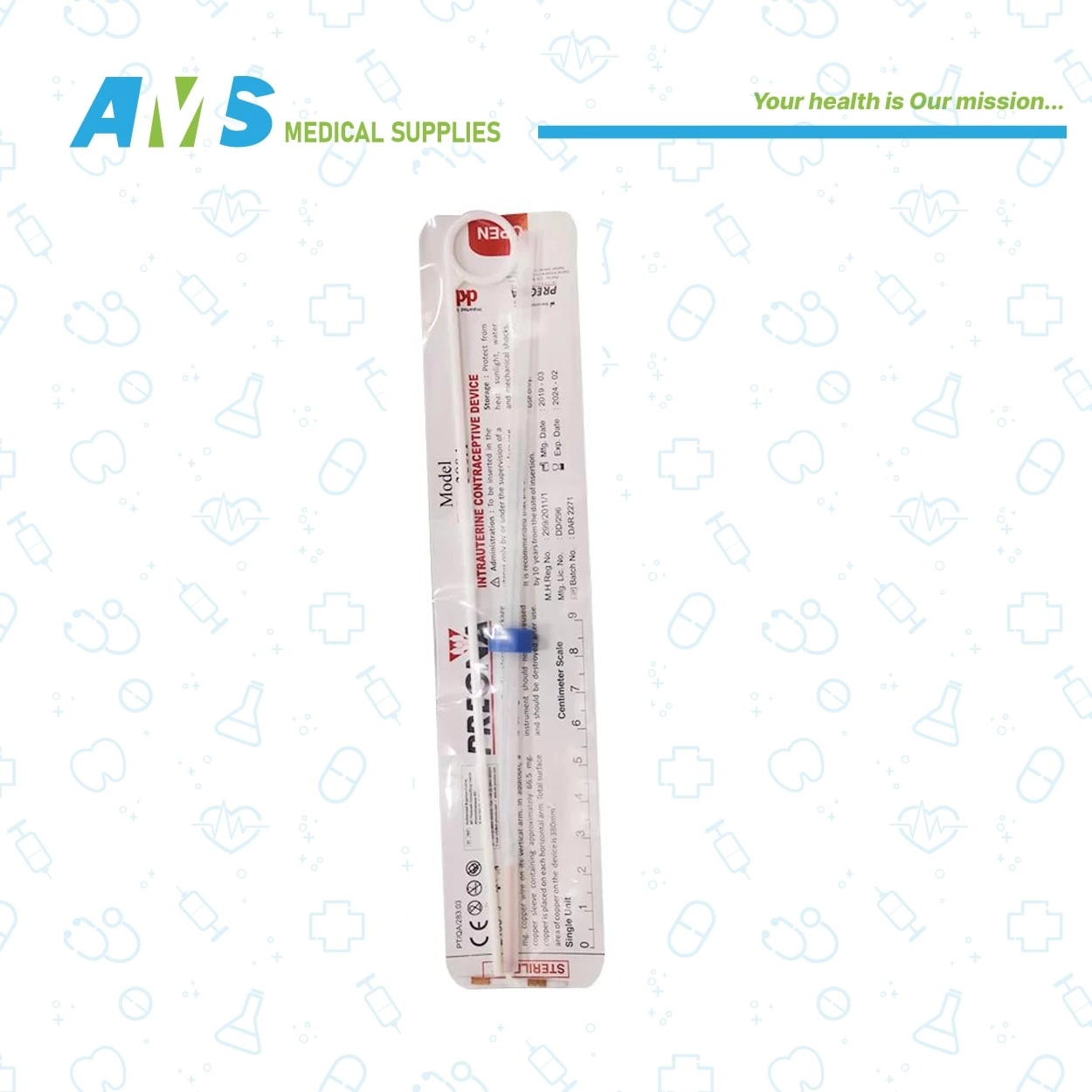 Pregna Intrauterine Contraceptive Device 308A-3