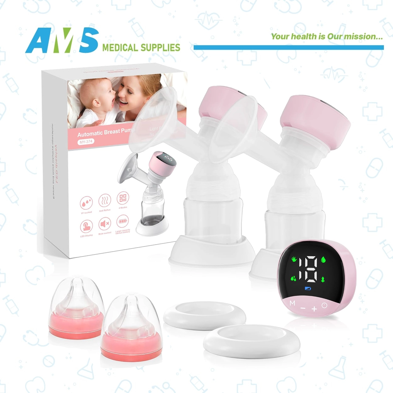 Wearable Electric Breast Pump MY-374-2