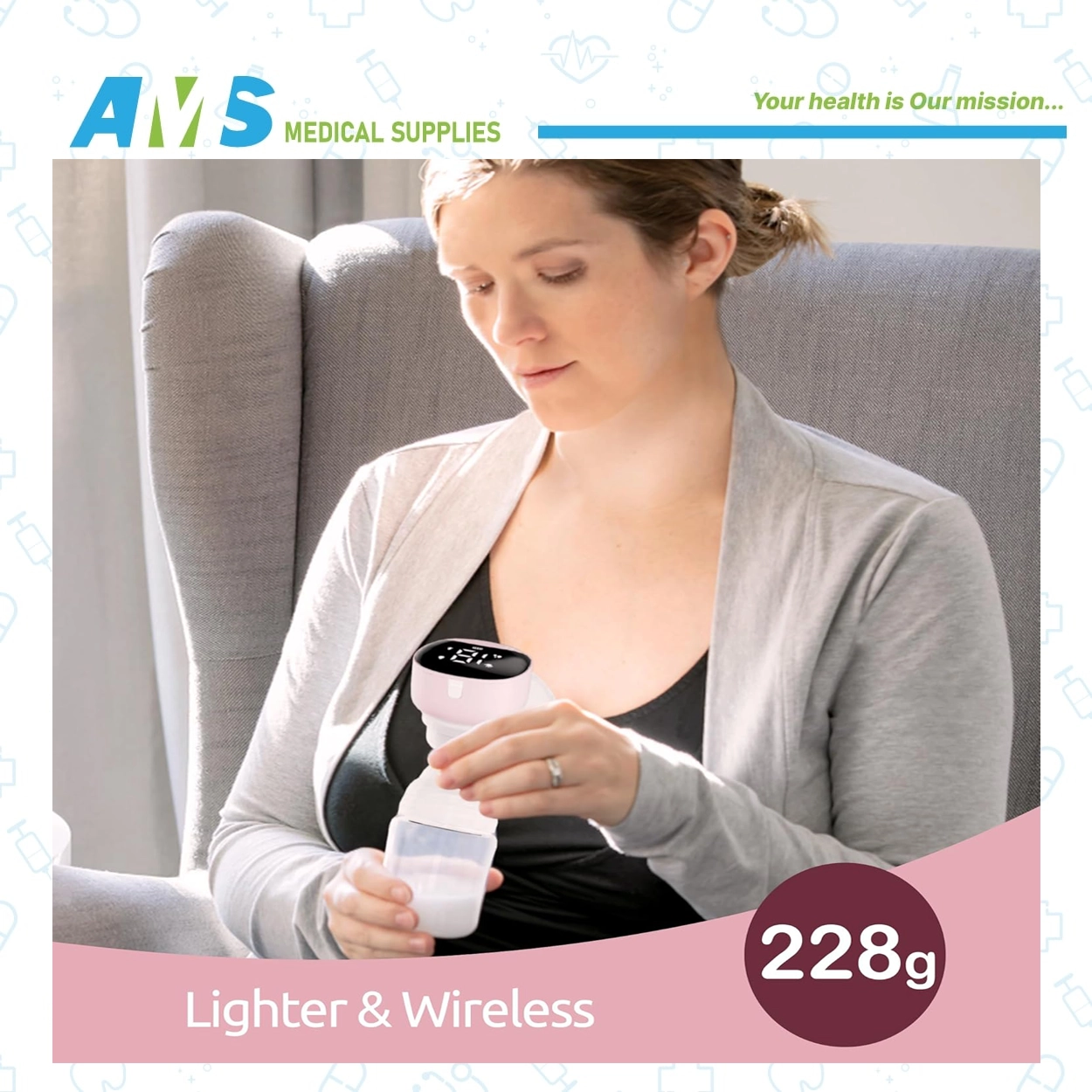 Wearable Electric Breast Pump MY-374-4