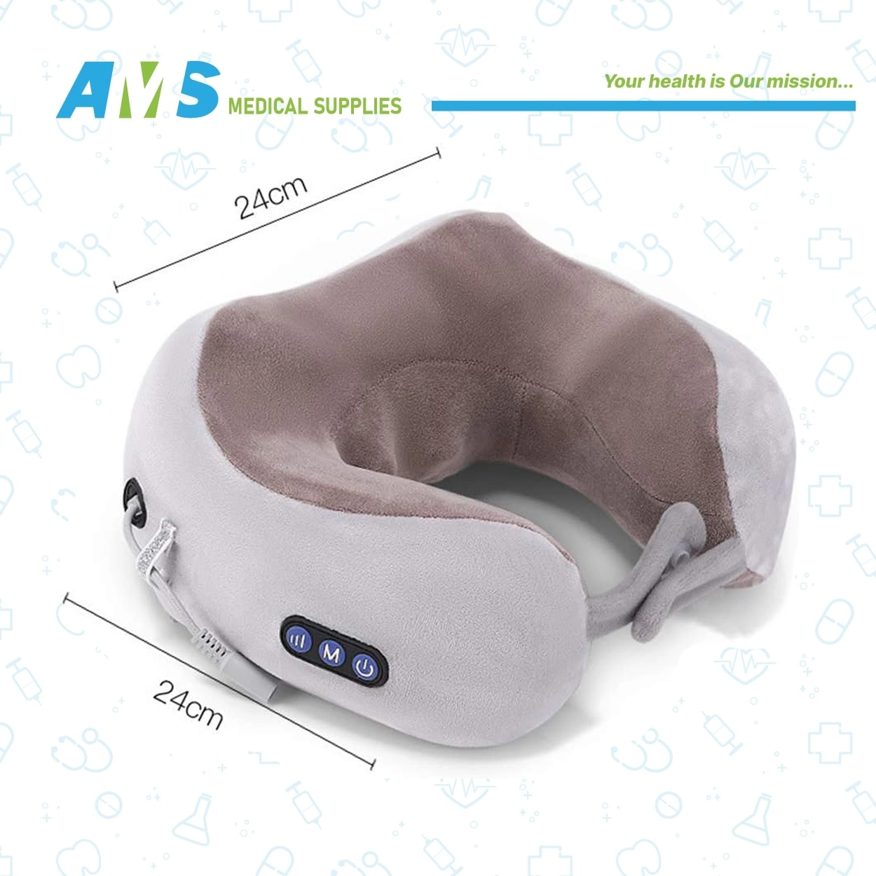U-SHAPED Neck Massage Pillow With IKX-A011-5