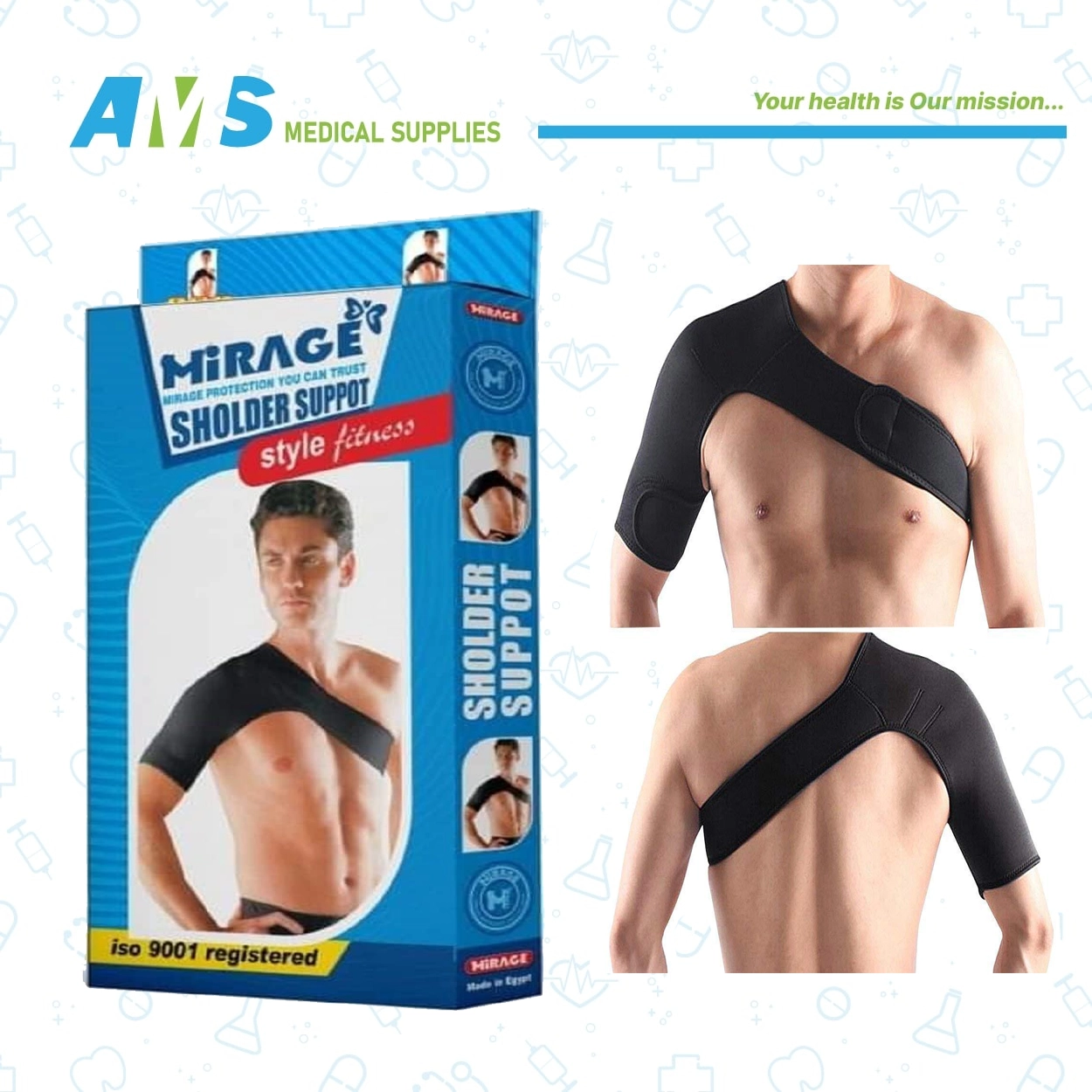 XXXL حزام دعم الكتف من ميراج مقاس