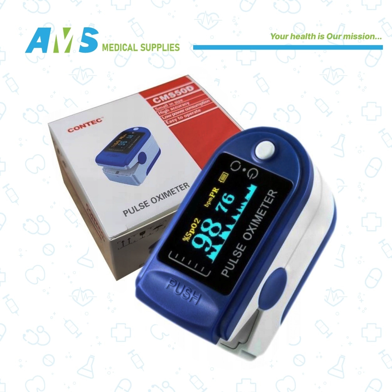 CMS50D جهاز قياس الأكسجين من كونتيك