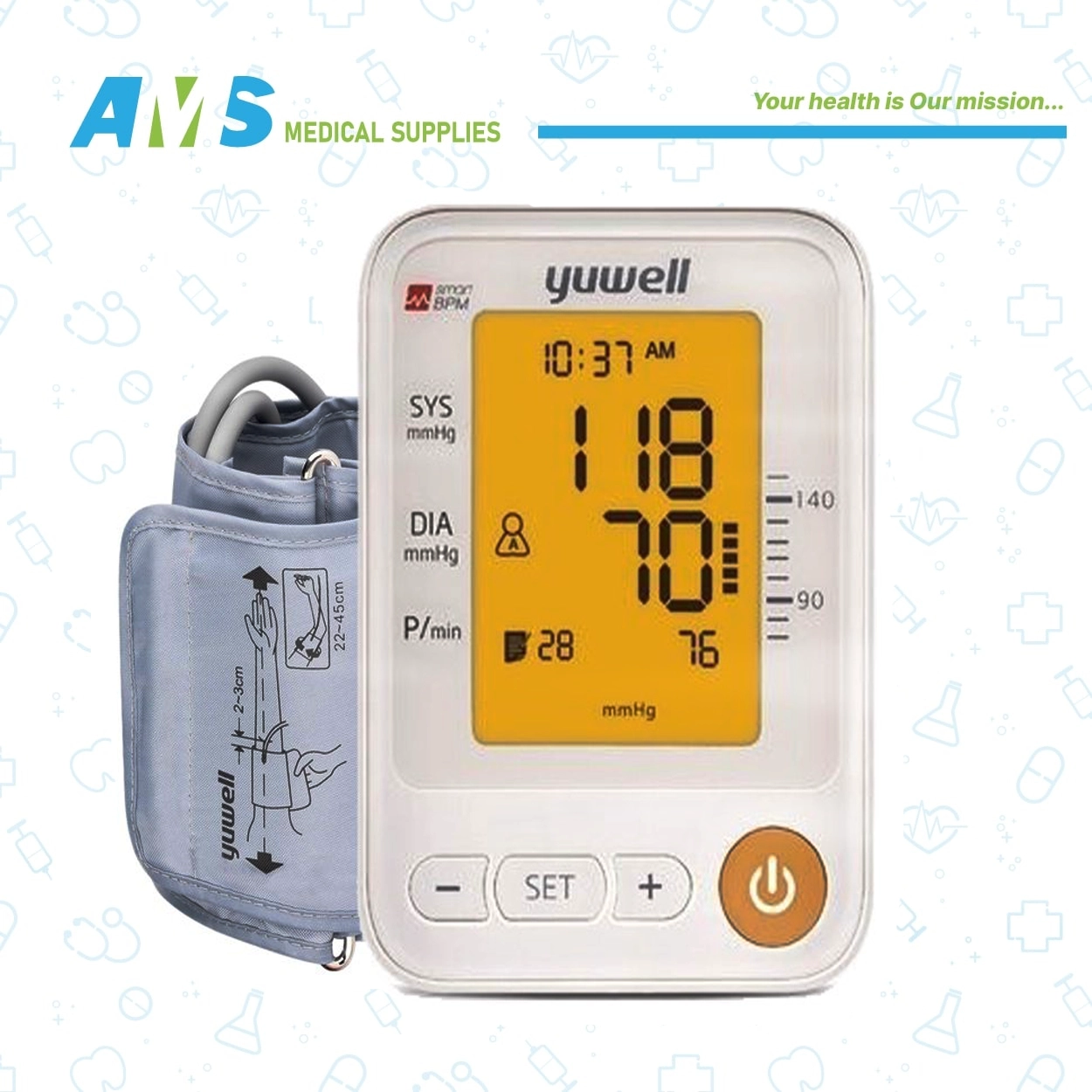 Yuwell-Electronic-Blood-Pressure-Monitor-YE650D-2