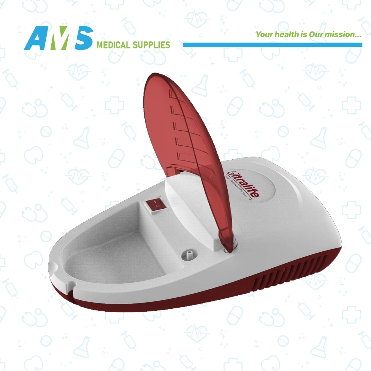 JLN-2305AS – جهاز استنشاق البخار نيبوليزير الترالايف