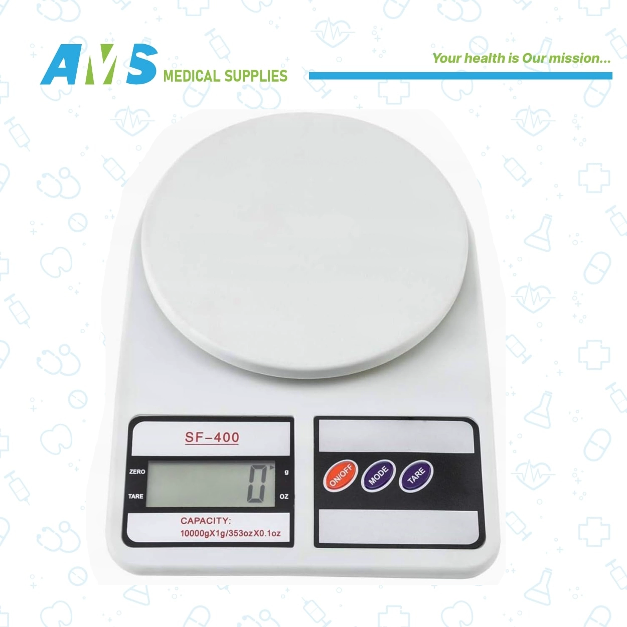 Electronic Kitchen Scale 10 Kg-2