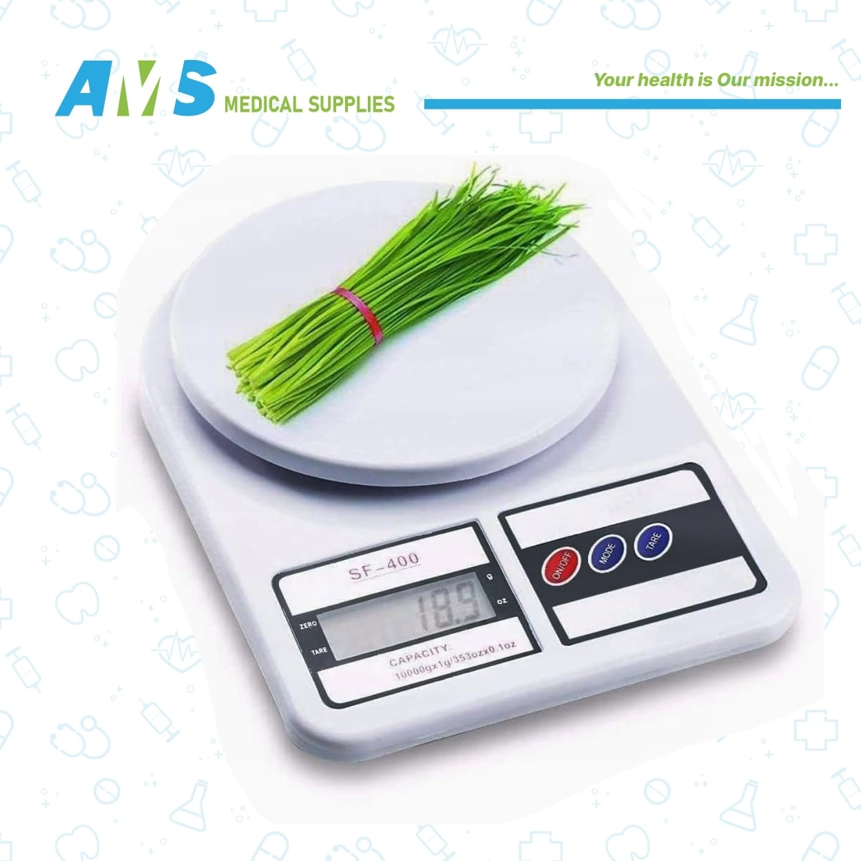 Electronic Kitchen Scale 10 Kg-3