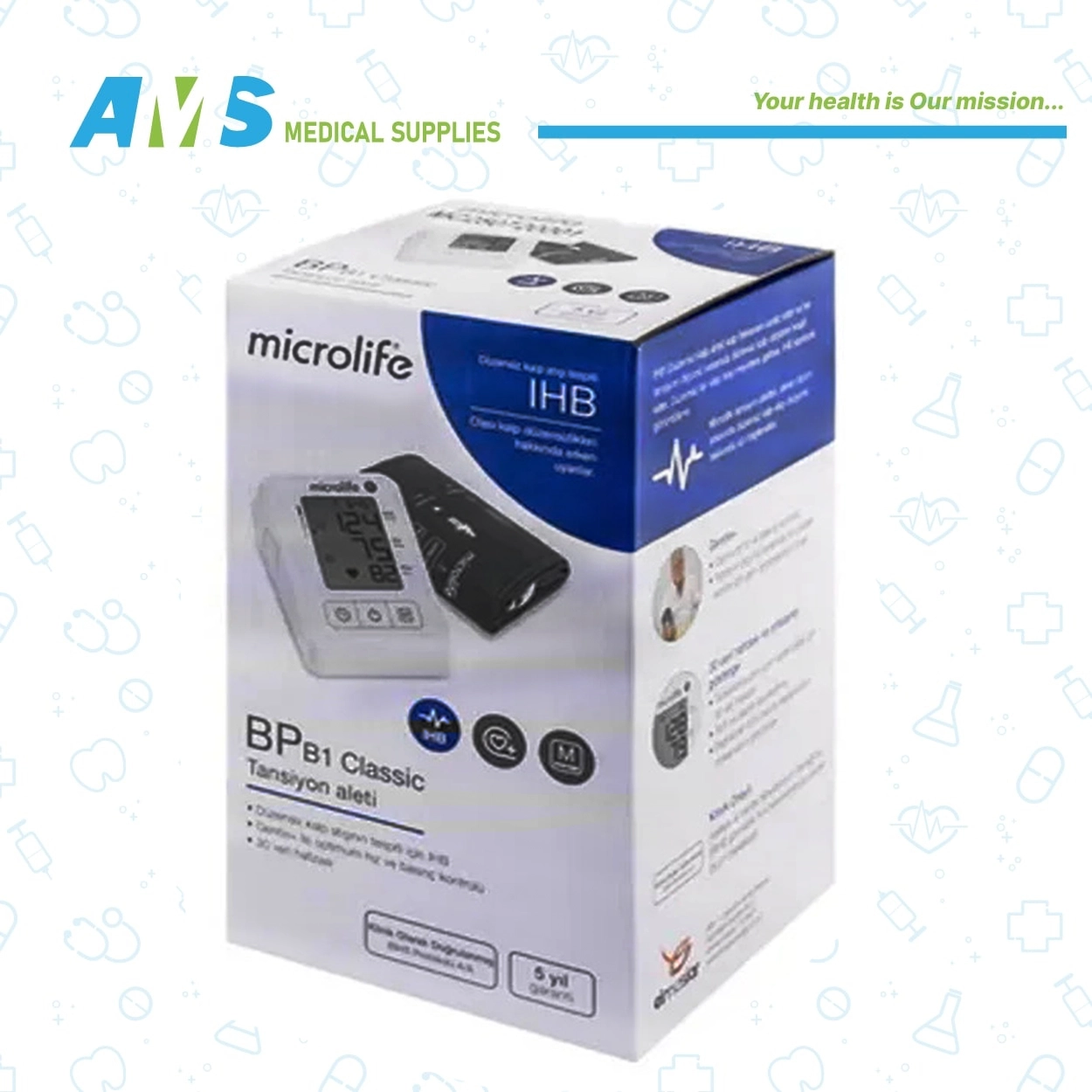 جهاز قياس ضغط الدم Microlife BP B1